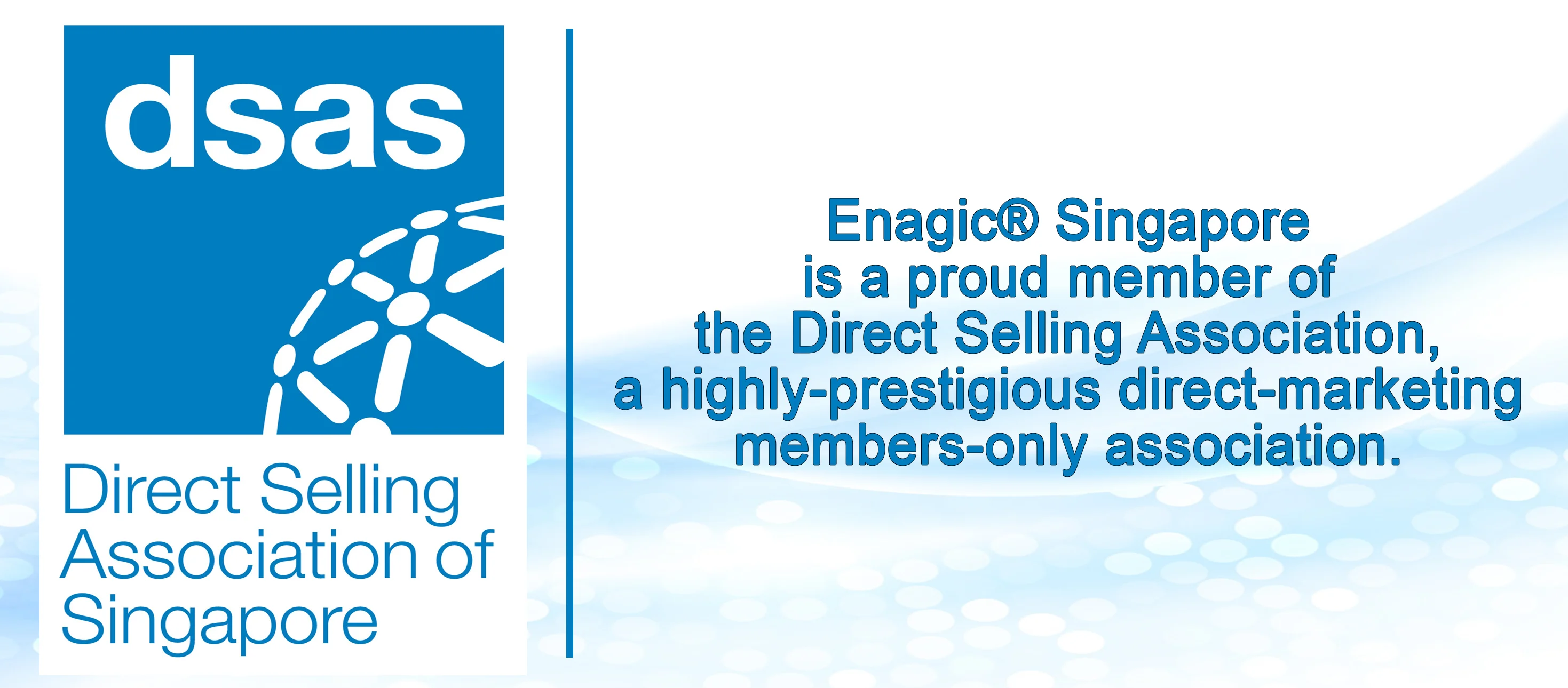 Enagic Direct Selling Association Singapore Certificate